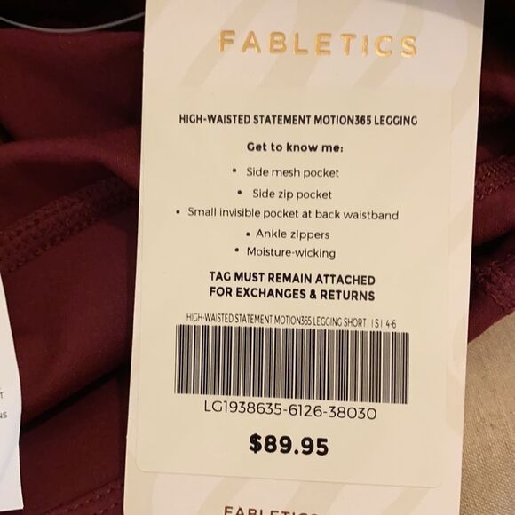 FABLETICS sports leggings. Size S. NWT. - Picture 12 of 13